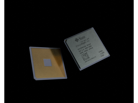 Ultrasparc 3i processor 3Dモデル