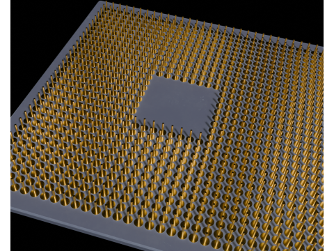 Ultrasparc 3i processor 3D Model