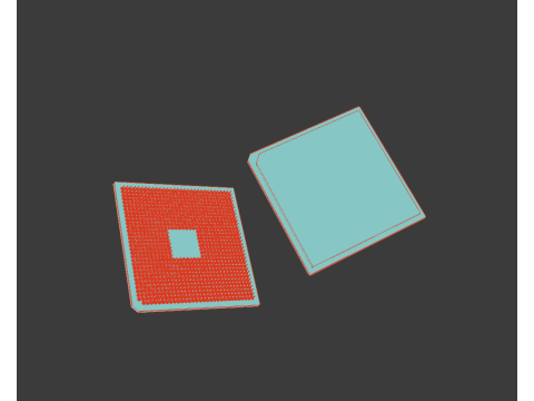Ultrasparc 3i processor 3D Model