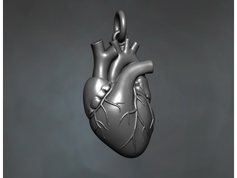 Heart Pendant 3D Baskı Modeli