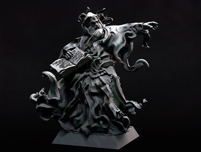 Warlock 3D Модель .c4d .max .obj .3ds .fbx .stl .blend 