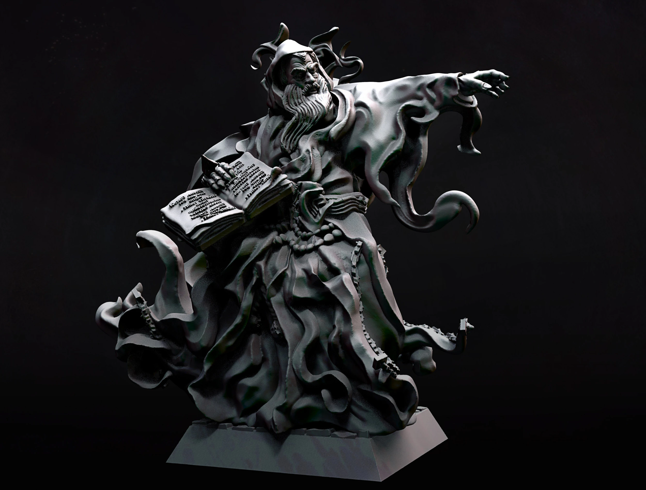 Warlock 3D Print Model .c4d .max .obj .3ds .fbx .stl .blend 