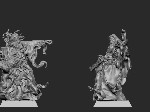 Warlock 3D Print Model