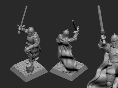 Knight 3D Принт Модель