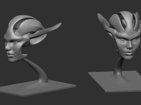 Face Shell 3Dプリントモデル