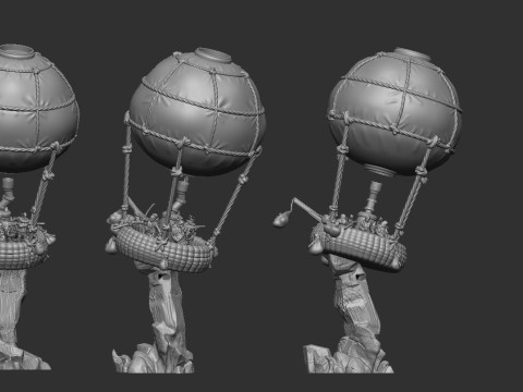 War Balloon 3D Baskı Modeli