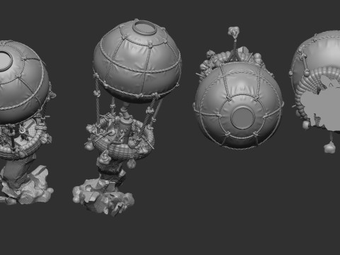 War Balloon 3D Baskı Modeli