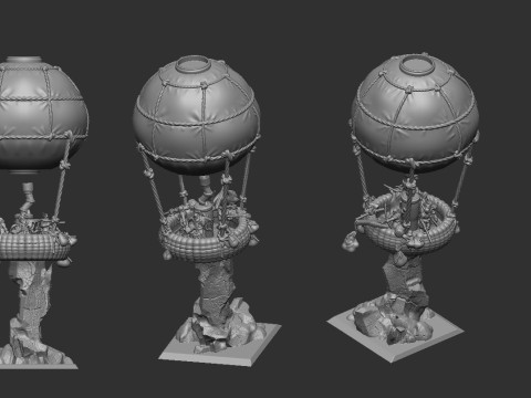 War Balloon 3D Baskı Modeli