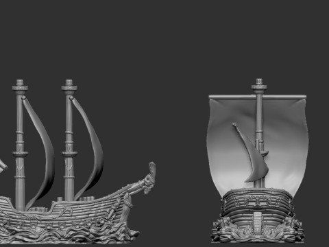 Ship 3D Print Model