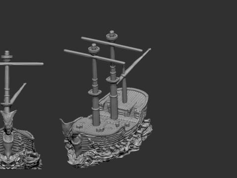 Ship 3D Print Model