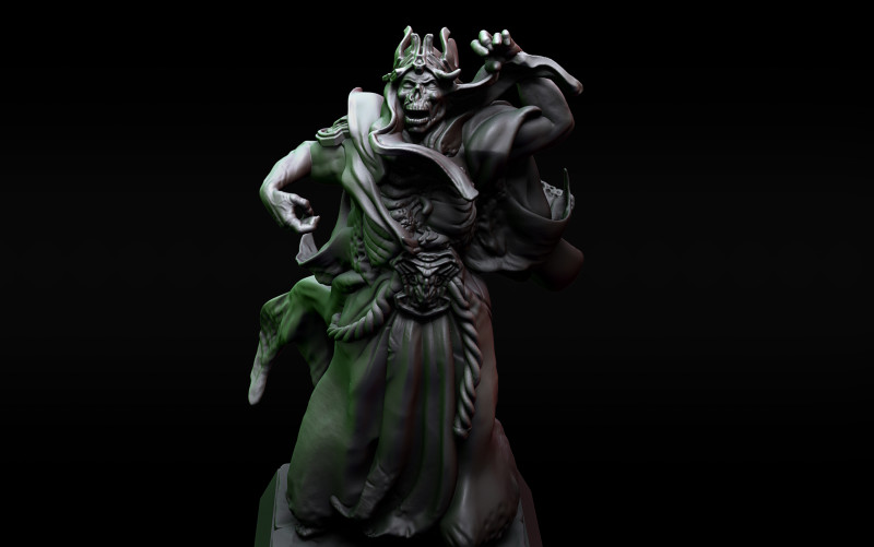 Lich Krogzerodh 3D 打印模型 .c4d .max .obj .3ds .fbx .stl .blend 