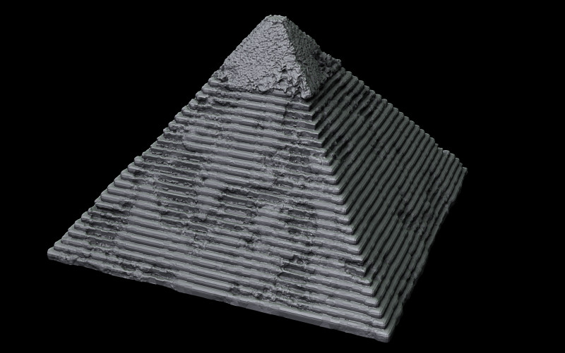 Pyramide 3Dプリントモデル .c4d .max .obj .3ds .fbx .stl .blend 