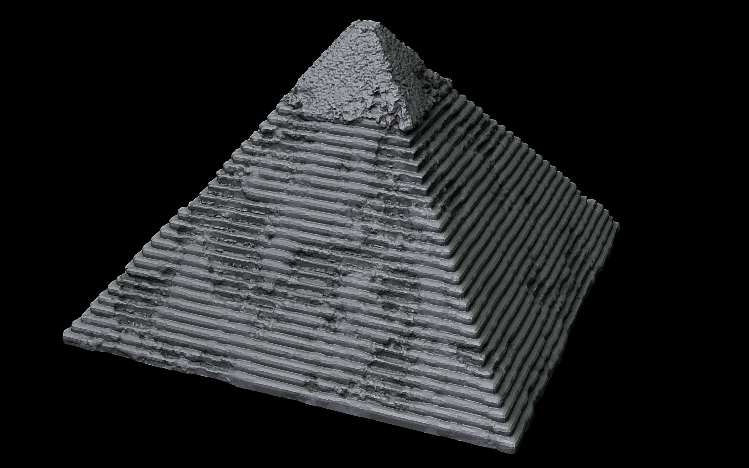 Pyramide 3D Print Model .c4d .max .obj .3ds .fbx .stl .blend 