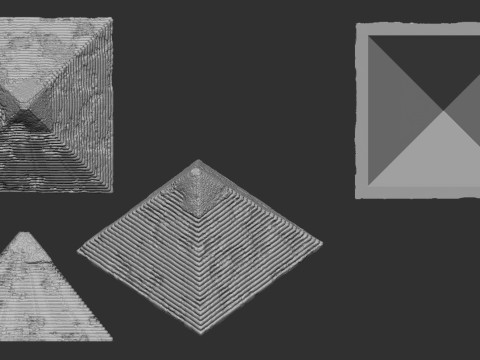 Pyramide 3Dプリントモデル