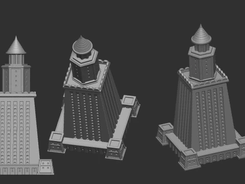 Lighthouse Of Alexandria 3D Print Model