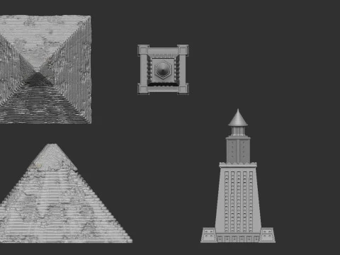 Lighthouse Of Alexandria 3D Print Model