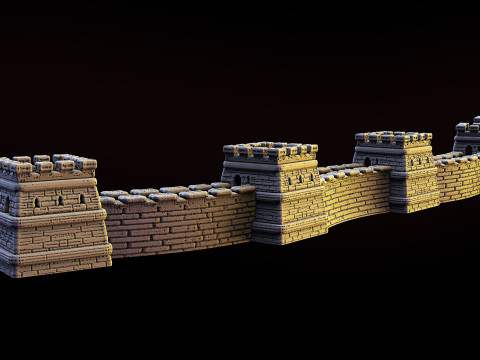 Great Wall 3Dプリントモデル