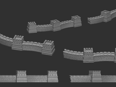 Great Wall 3Dプリントモデル