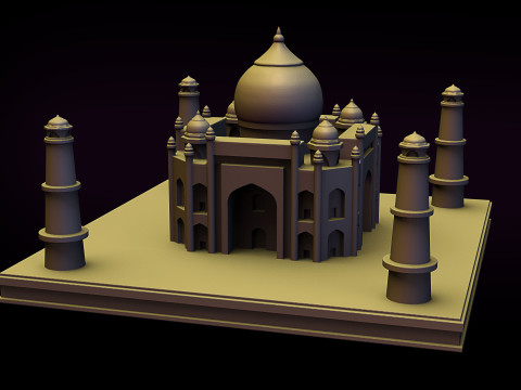 Taj Mahal 3Dプリントモデル