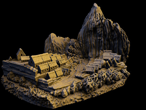 Machu Picchu 3Dプリントモデル