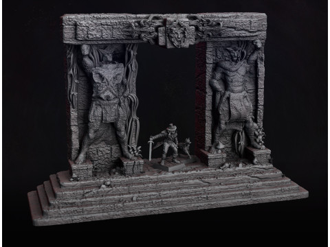 Ancient Gate 3Dプリントモデル