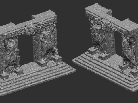 Ancient Gate 3D 打印模型