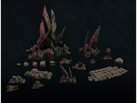 Rock Collection 3D Print Model