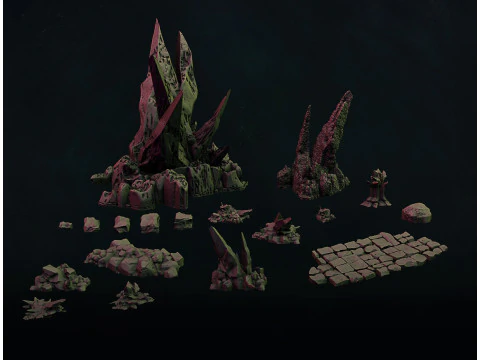 Rock-Sammlung 3D Druckmodell