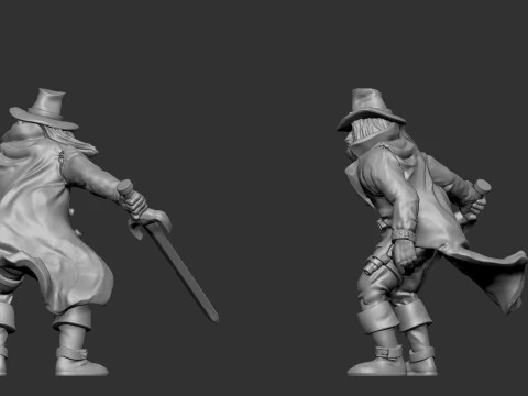 Witch Hunter Volker Reeder 3D Print Model