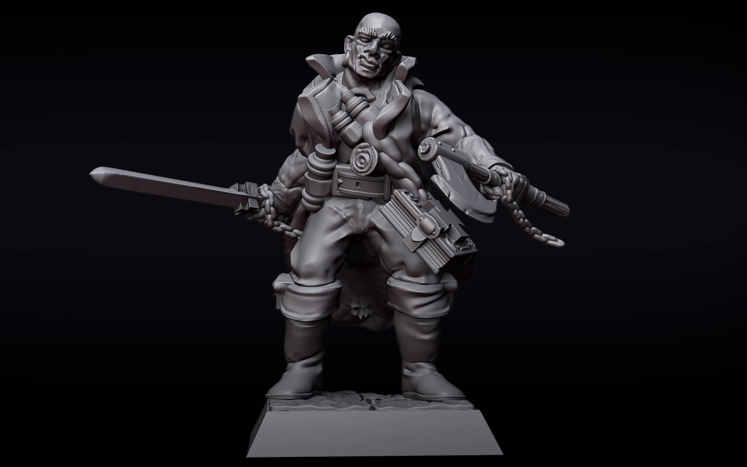 Witch Hunter Godfrey Schlick 3D Print Model .c4d .max .obj .3ds .fbx .stl .blend