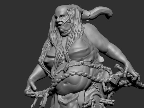 Gaoler Miltrud Buchholz 3D Print Model