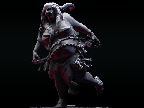 Gaoler Miltrud Buchholz 3D Print Model