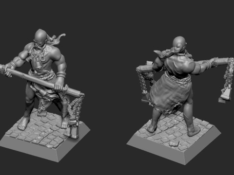 Flagelant 3Dプリントモデル
