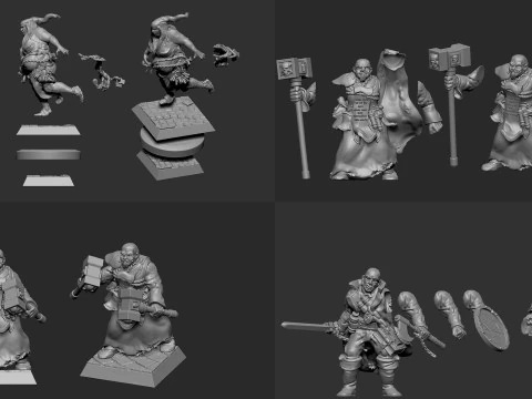 Witch Hunters Band 3D Print Model