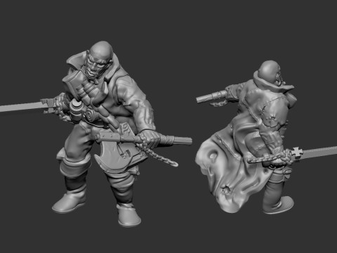 Witch Hunters Band 3D Druckmodell