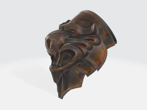 Medieval knight shoulder pad 3D Print Model