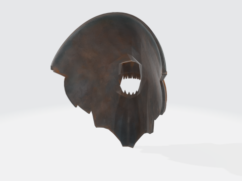 Medieval knight shoulder pad 3D-Druckmodell