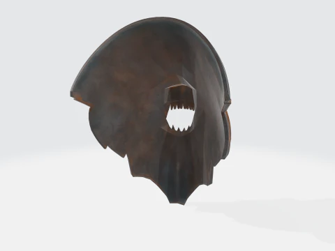 Medieval knight shoulder pad 3D Print Model