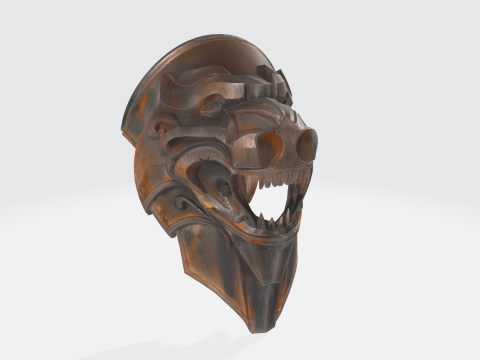 Medieval knight shoulder pad 3D-Druckmodell