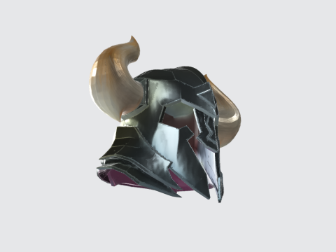 Medieval Knight Helmet 3D 프린트 모델