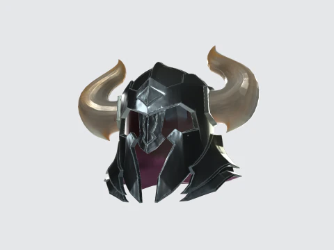 Medieval Knight Helmet 3D Print Model