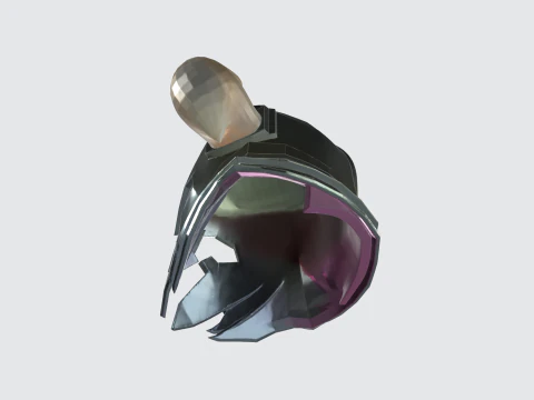 Medieval Knight Helmet 3D Print Model