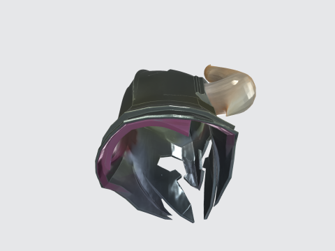 Medieval Knight Helmet 3D 프린트 모델