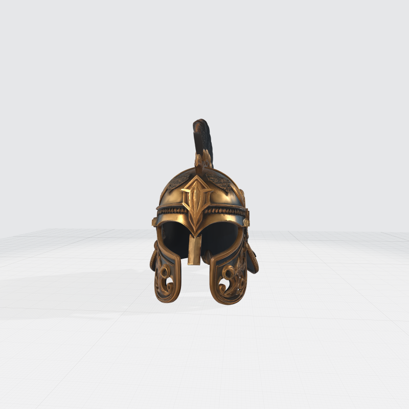 Roman Legionary Helmet 3D Print Model .c4d .max .obj .3ds .fbx .stl .blend 