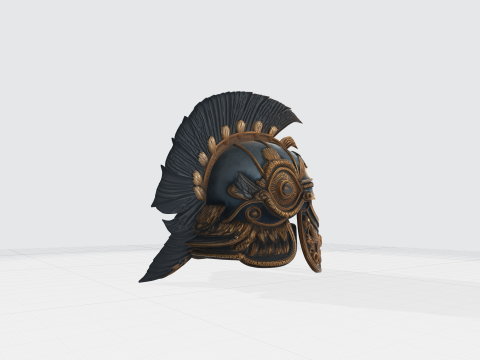 Roman Legionary Helmet 3D Print Model