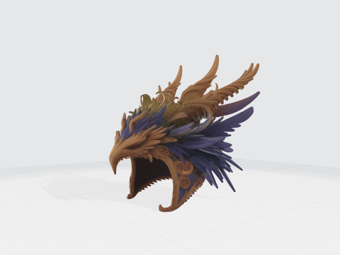 Medieval Knight Helmet Modèles 3D en vedette