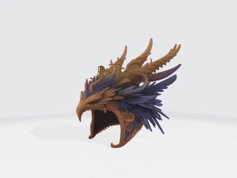 Medieval Knight Helmet 3D Print Model