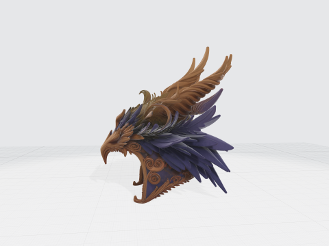 Medieval Knight Helmet Modèles 3D en vedette