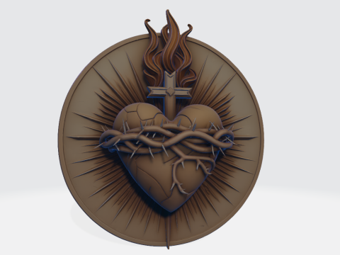 Heart of Jesus 3D Baskı