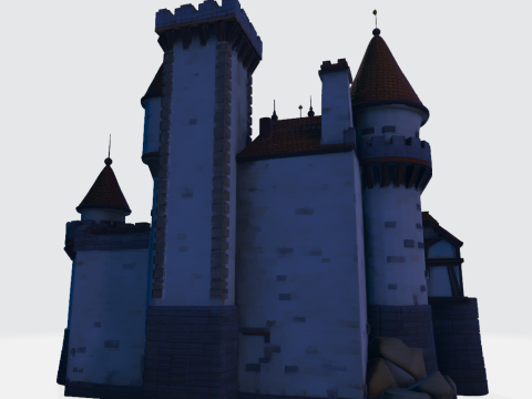 Medieval castle 3D 인쇄